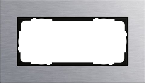 Gira Esprit cover frame aluminium (anodised) aluminium (anodised) — 100217
