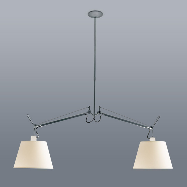 Artemide Tolomeo Suspension Basculante Due Bracci - Body Lamp — 0630010A