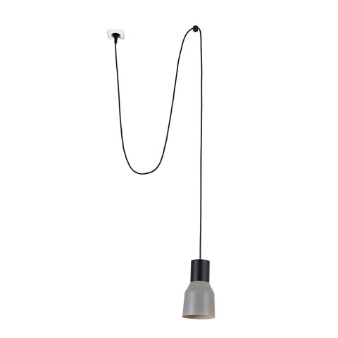 Faro Barcelona KOMBO 120 Grey pendant lamp with plug — manufacturer representative image