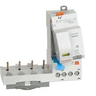 BTicino Earth leakage module 4P - type F - In= 32A - Idn= 300mA - Vn= 400Vac — G44F32