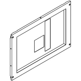 BTicino Front panel with 4 screws for 1 disconnector MW1600 in horizontal — 9591MW12