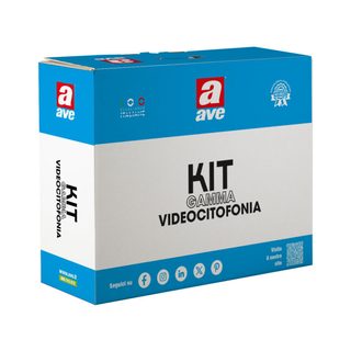 AVE 2 WIRE SINGLE-FAMILY KIT WITH 7" WIFI TOUCH SCREEN MONITOR. WHITE COLOR — KV01-1PIT7WF