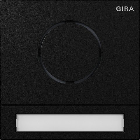 Gira System 106 door station module black matt — 5565925