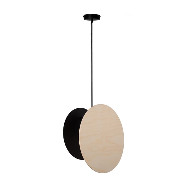 Sigma Pendant lamp TOLA 1 black/brzoza 40894