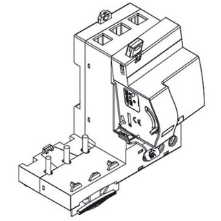 BTicino Earth leakage module 3P - type A - In= 63A - Idn= 500mA - Vn= 400Vac — G35A63