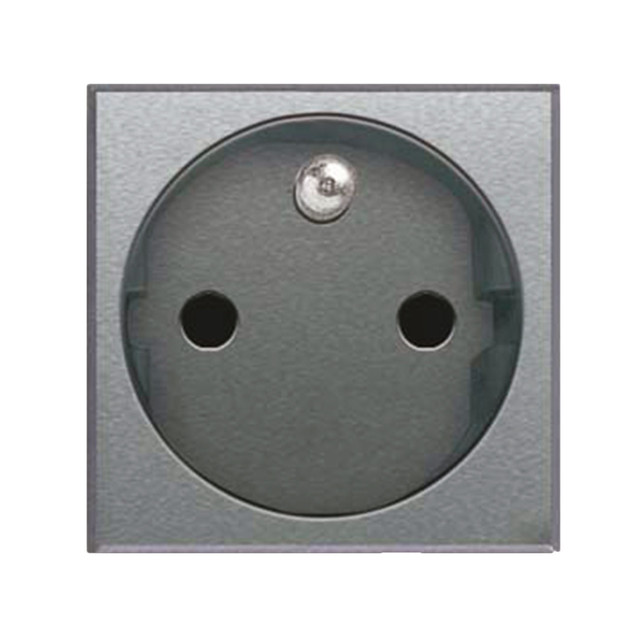 AVE 2P+T 16A FRENCH STD SOCKET ALLUM.2M — 443092TS