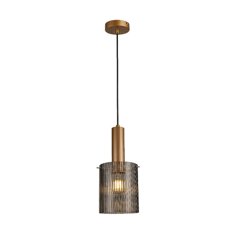 ACA Lighting LUCIA-PENDANT LAMP GOLD METAL + ACRYLIC 1xE27x40W IP20 — manufacturer representative image