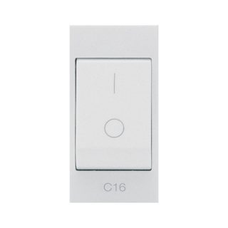 AVE MCB 1P+N 16A 230V 3KA WHITEK 1M — 446052X16