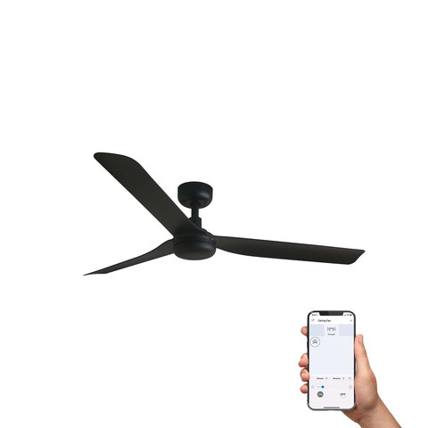 Faro Barcelona PUNT M Black fan TUYA — manufacturer representative image