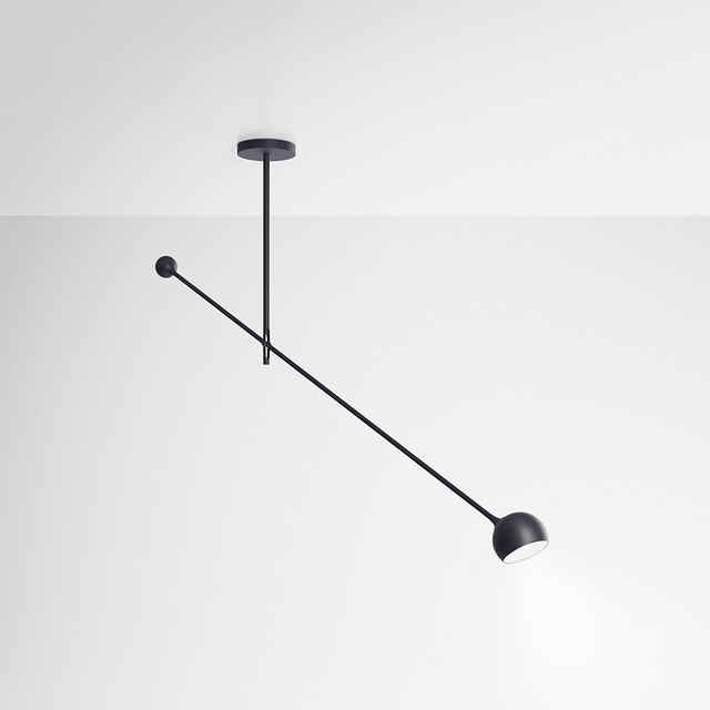 Artemide Ixa XL - Ceiling - Dim to Warm - Anthracite — 1116010A
