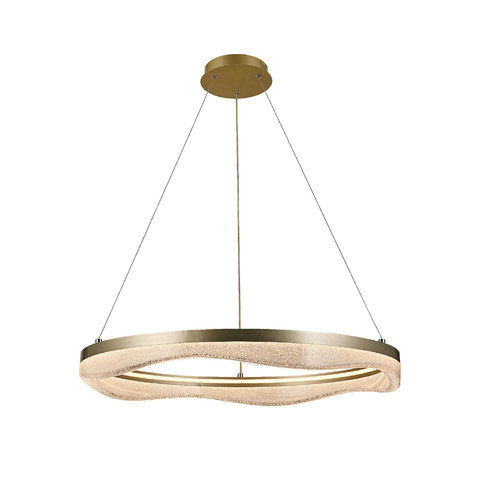 ACA Lighting SURF -PENDANT LAMP GOLD METAL LED SMD 60W CCT 2700K-3000K-4000K 4800LM IP20 — manufacturer representative image