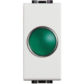 BTicino Lamp carrier with Light green — N4371V