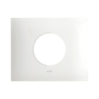 AVE NEW STYLE S44 SMART METAL PLATE, MATT WHITE COLOUR – 1 SCHUKO SOCKET – 3 MOD. — 44PSMN90BO