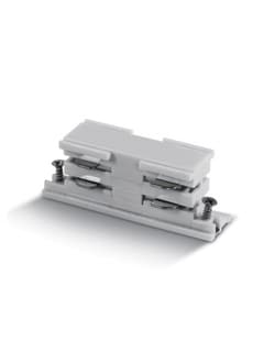 Zambelis 19416 INNER CONNECTOR FOR 3-PHASE TRACK WHITE 100-240