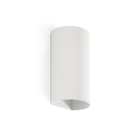 Faro Barcelona SOLE 2L White round wall lamp fluted — manufacturer representative image