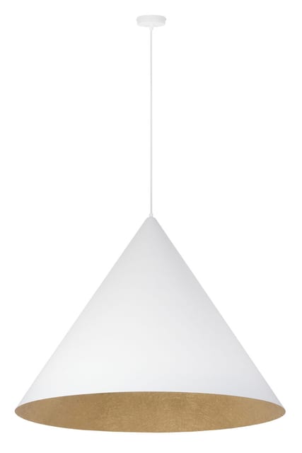 Sigma Pendant lamp VESUVIO L white/gold 1xE27 41029