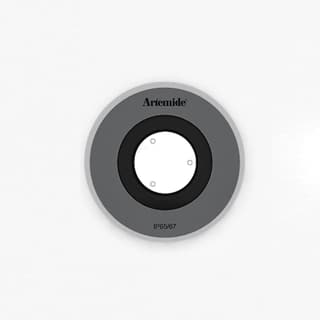 Artemide Ego Flat 90 downlight Round 24° 3000K Inox IK10 — T42011FLW00