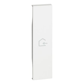 BTicino Lightable cover, 1 module - COMING IN symbol. For devices item K4672M2L, K4652M2 and K4652M3. White — KW01MHBACK