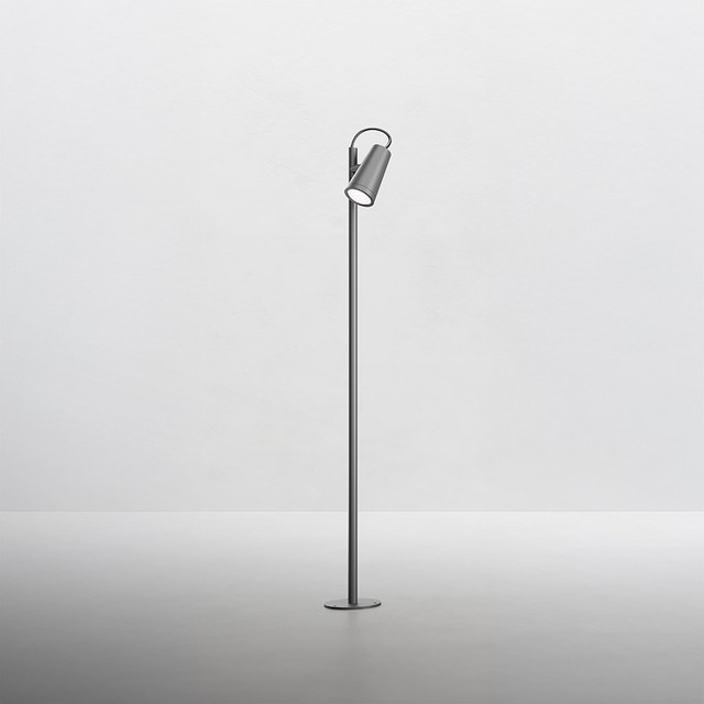 Artemide Conus - Bollard - 900 - Silver — manufacturer representative image