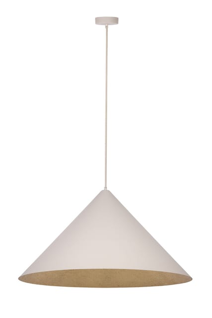 Sigma Pendant lamp VESUVIO M beige/gold 1xE27 41067