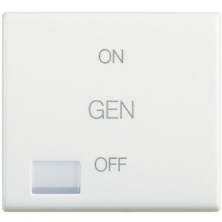BTicino Key cover ON OFF general 2 modules — AM5911/2AF