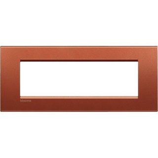 BTicino Square cover plate 7 modules - brick — LNA4807RK