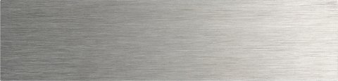 Gira System 106 call-button cover plate, 1-gang for call-button module stainless steel — 5541920