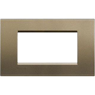 BTicino Square cover plate 4 modules - square — LNA4804SQ