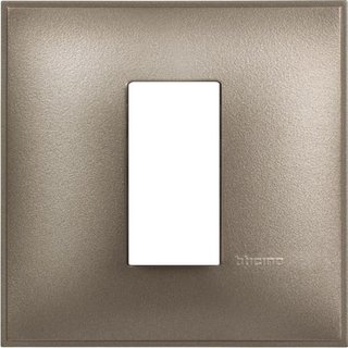 BTicino Cover plate - 1 centered module — R4801TM