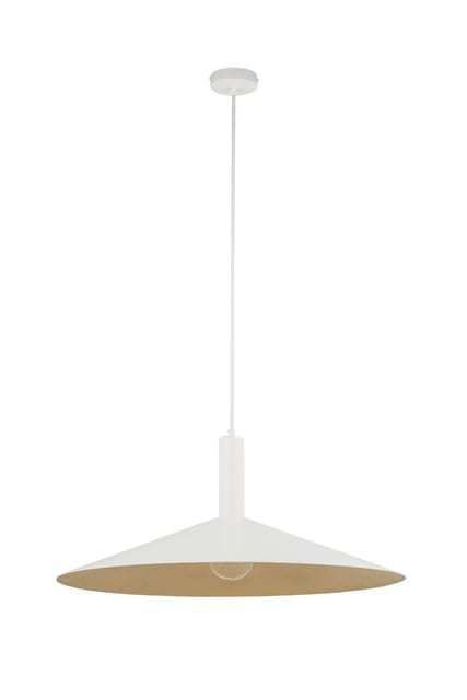 Sigma Pendant lamp CAPRI M white/gold 41015