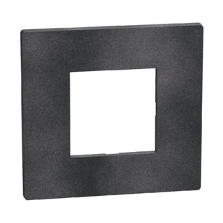 BTicino Light Now - Cover plate 2 modules - dark grey — YA4802DS