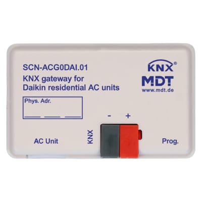 MDT Technologies New: Coresio - KNX Gateway for air conditioning units — SCN-ACG0DAI.01