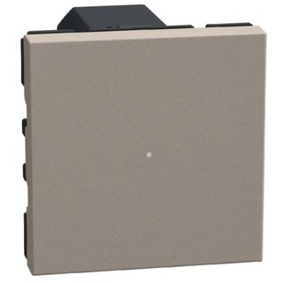 BTicino Dimmer/switch. Power supply 110-230 Vac - 2 modules - stone — YG4412CM2