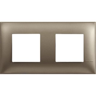 BTicino Cover plate - 2+2 horizontal/vertical installation modules — R4802M2TM