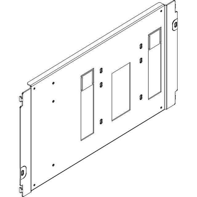 BTicino Fixing plate for M400-630E plug-in or draw-out version horizontal 600x300mm — 9541P/04RE