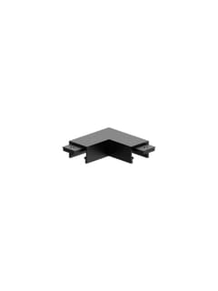 Zambelis 23131 SURFACE HORIZONTAL CORNER FOR 48V ULTRA SLIM MAGNETIC TRACK BLACK 15MM