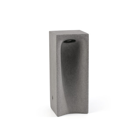 Faro Barcelona GROT 400 Grey bollard lamp 3000K — manufacturer representative image