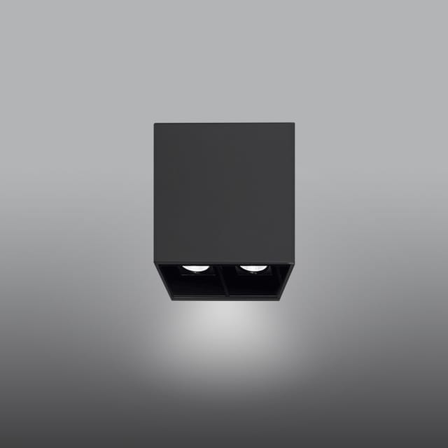 Artemide Sharp SMD - 2 optic unit - 6,5W - 36° 3000K Black — AF36404