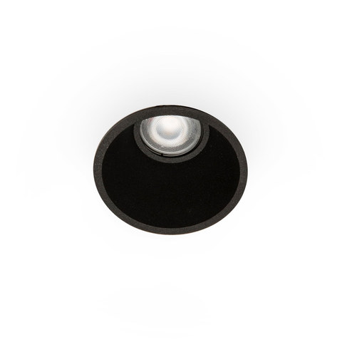 Faro Barcelona FRESH IP44 Black downlight GU10 — manufacturer representative image