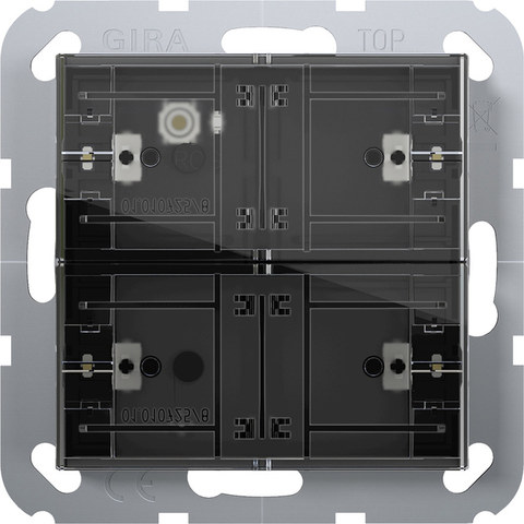 Gira PB sens.4.55 Komfort 2-g OneKNX — manufacturer representative image
