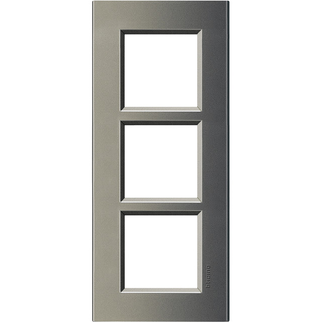 BTicino Square cover plate 2x3P 57mm avenue — LNA4832M3AE