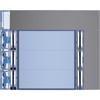 BTicino Sfera New 6-Pushbutton on double column Front cover - Allstreet — 352163