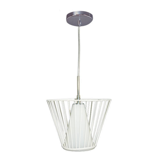 ACA Lighting NETTO PENDANT 1X40W G9 WHITE — P014101AW
