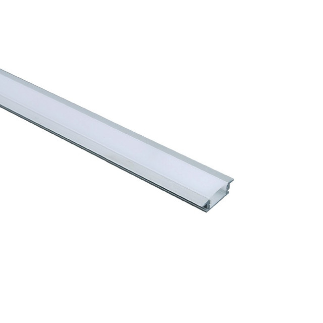 ACA Lighting MINI RECESSED ALUMINUM PROFILE WITH OPAL COVER 2m/pc — P108U