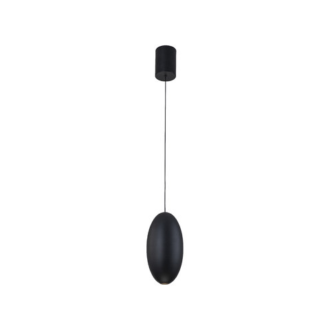 ACA Lighting ELLITON- PENDANT LAMP SAND BLACK ALUMINIUM LED SMD 4W 2700KK 280LM IP20 Φ127x1500mm — manufacturer representative image