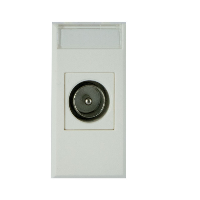 AVE MALE CONNECTOR COAXIAL WHITEK 1M — 446096IM