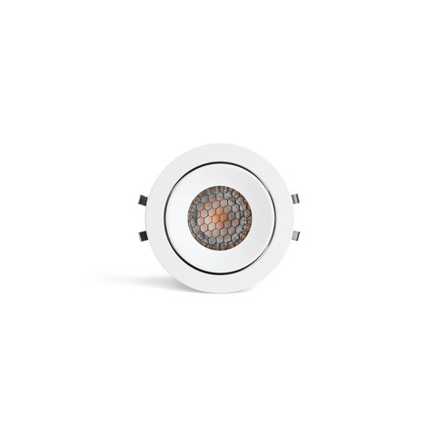 Faro Barcelona KIVI White adjustable recessed 5W 3000K 36° IP44 — manufacturer representative image