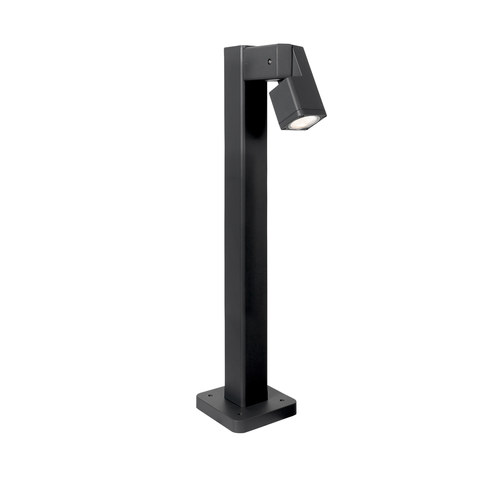 ACA Lighting Outdoor Bollard Light GU10 IP65 Black — manufacturer representative image