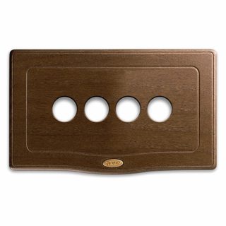 AVE ENGLAND STYLE PLATE WALNUT 4 CONTR. — 44PLE04NOC