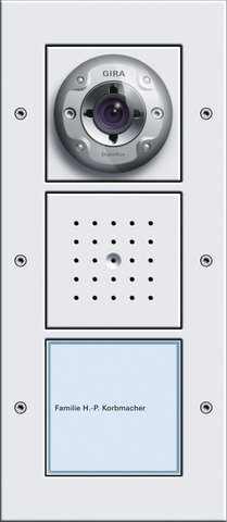 Gira Surface-mounted door station video, 1 gang pure white — 126966